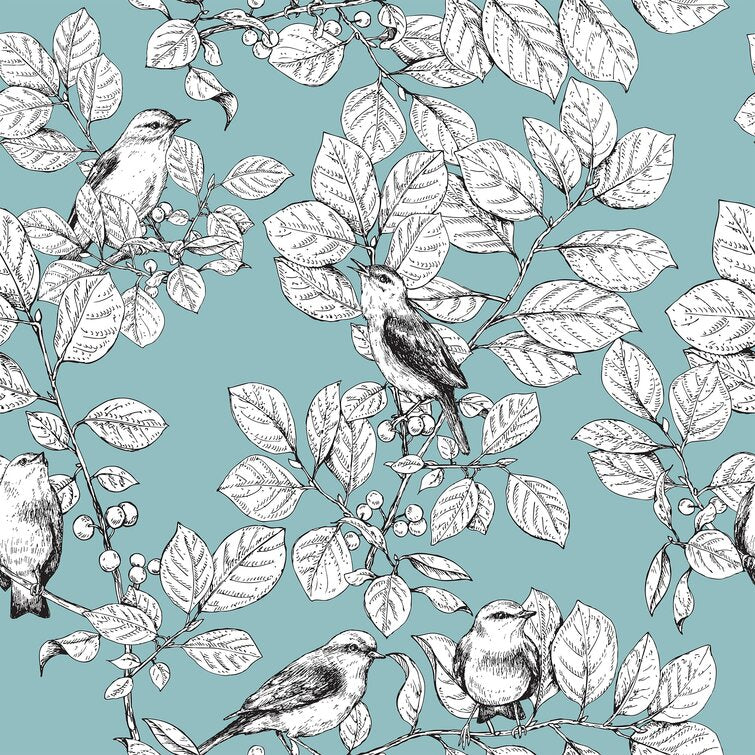 24" W x 48" L Walbridge Animal Removable Peel and Stick Wallpaper Panel