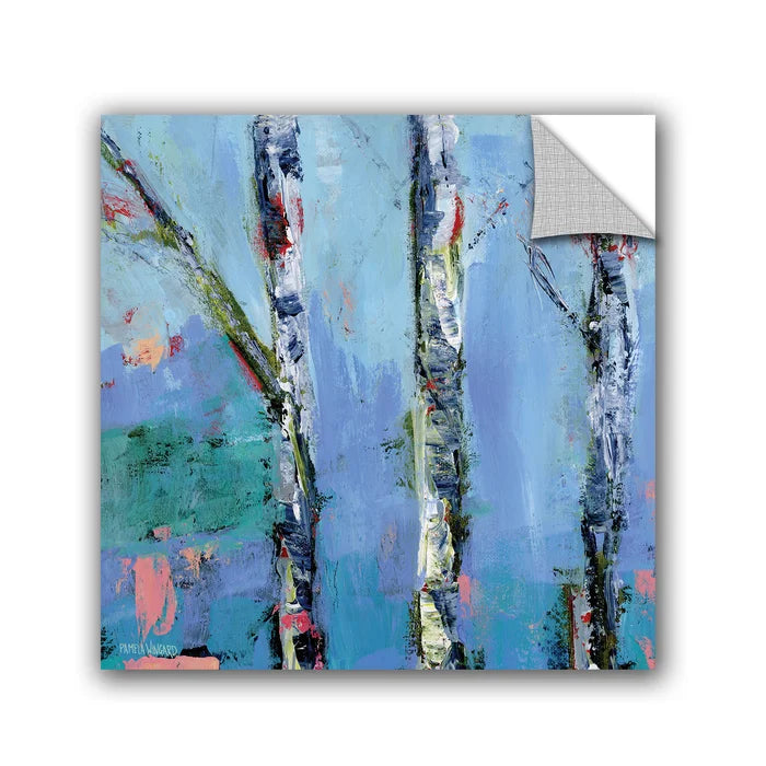 36" H x 36" W x 0.1" D Walk in the Woods Wall Decal