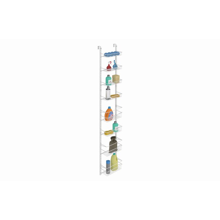 77" H x 12" W x 5.2" D Wall Cabinet Door Organizer