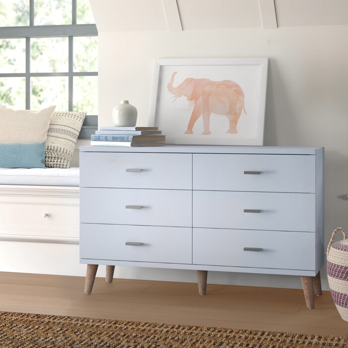 Wallingford 6 Drawer Double Dresser (#604)