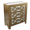 Warleigh Tall 3 - Drawer Mirrored Accent Chest
