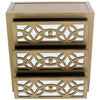 Warleigh Tall 3 - Drawer Mirrored Accent Chest