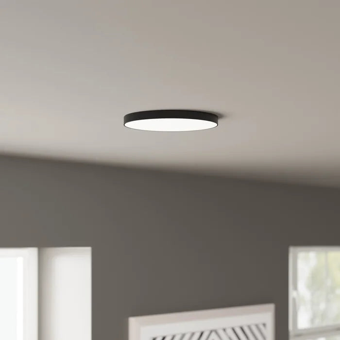 0.75" H 7" W x 7" D Warrenton 1 - Light Simple Circle LED Flush Mount