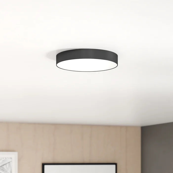 0.75" H x 5" W x 5" D Warrenton 1 - Light Simple Circle LED Flush Mount