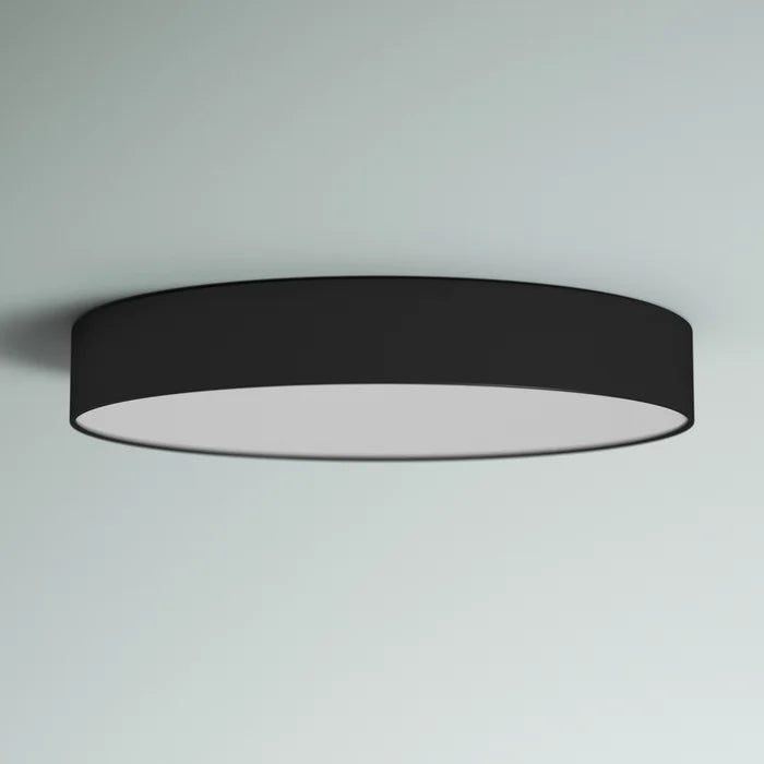 0.75" H x 5" W x 5" D Warrenton 1 - Light Simple Circle LED Flush Mount