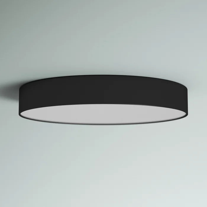 0.75" H x 5" W x 5" D Warrenton 1 - Light Simple Circle LED Flush Mount