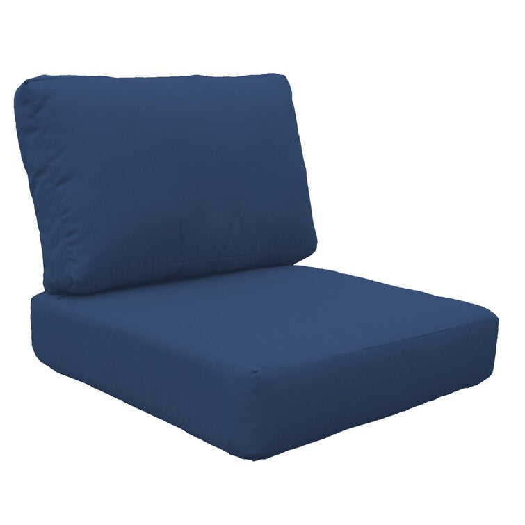 13.5" H x 26.5" W x 4" D Waterbury 5 Piece Outdoor Cushion Cover