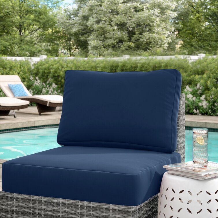 13.5" H x 26.5" W x 4" D Waterbury 5 Piece Outdoor Cushion Cover