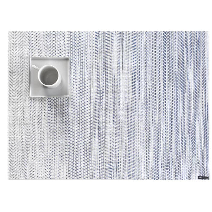 Blue Wave Terrastrand Chevron Rectangular Placemat