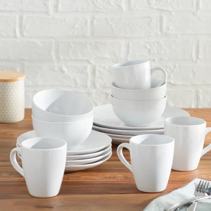 16 Piece Dinnerware Set, Service for 4