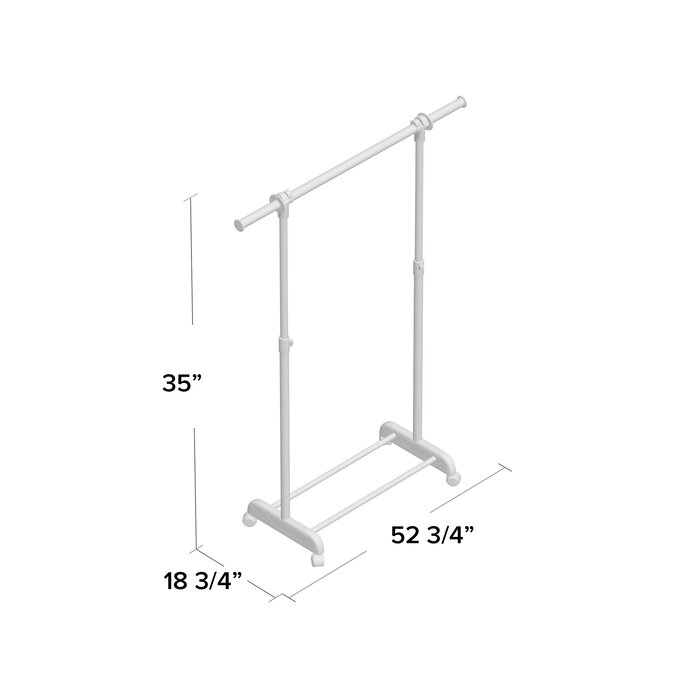 52W Garment Rack #LX4197