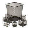 Black Wayfair Basics® 6 Piece Desk Organizer Set