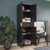 Black Wayfair Basics Storage Cabinet K7817