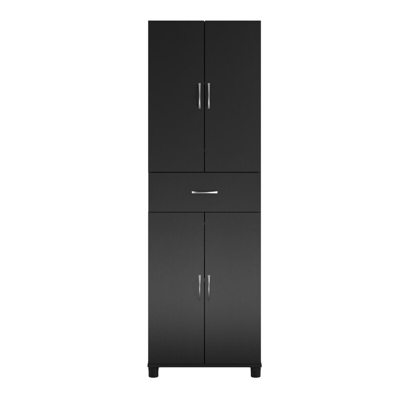 Black Wayfair Basics Storage Cabinet K7817