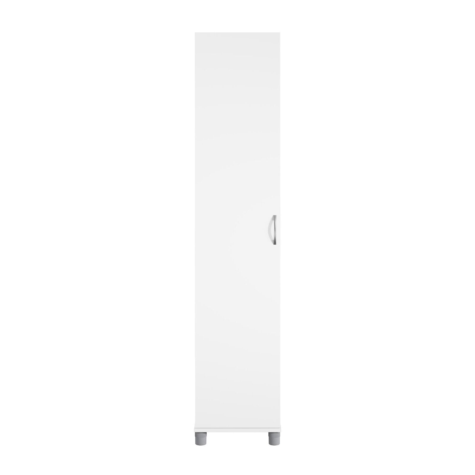 White Wayfair Basics 74" H x 16" W x 15" D Storage Cabinet K7476