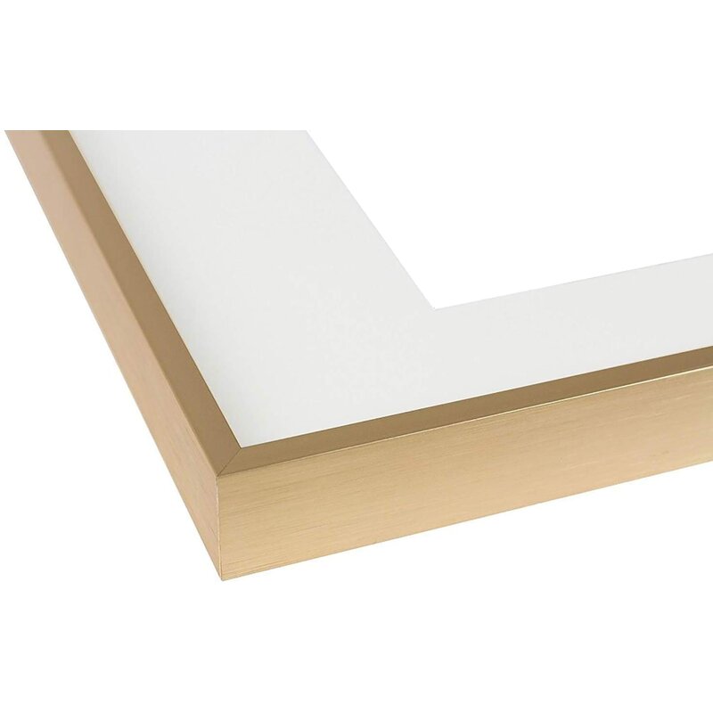 16" x 20" Gold Wayfair Basics® Aluminum Thin-Border Design Picture Frame VB108