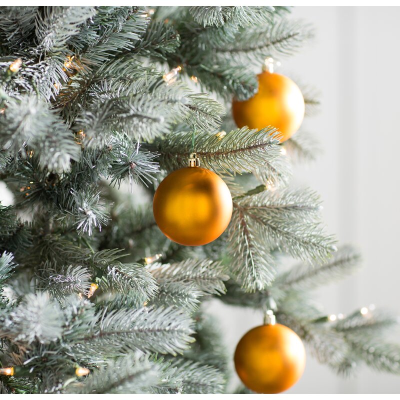 2.75" H x 2.75" W x 2.75" D Antique Gold Wayfair Basics® Ball Ornament (Set of 12)