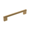 SET OF 5 Champagne Bronze Brundage Center To Center Bar Pulls