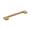 SET OF 5 Champagne Bronze Brundage Center To Center Bar Pulls