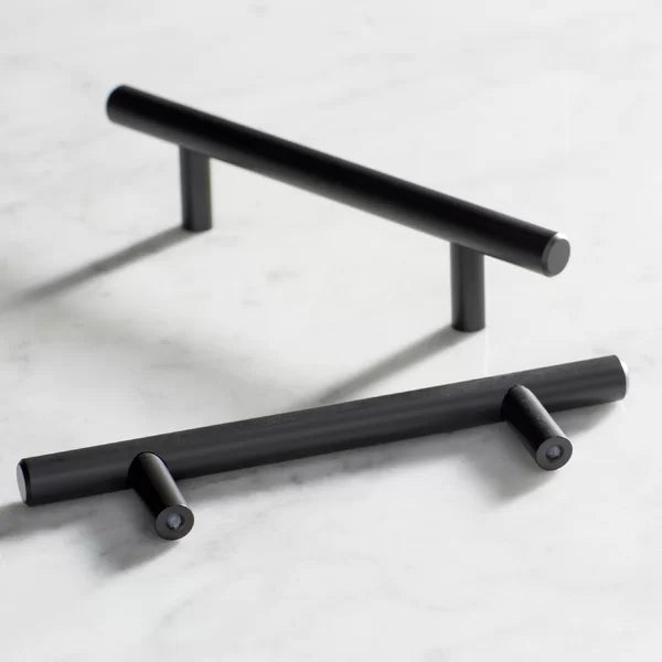 Black Bronze Wayfair Basics® Cabinet 3 3/4" Center to Center Bar Pull Multipack (Set of 20)