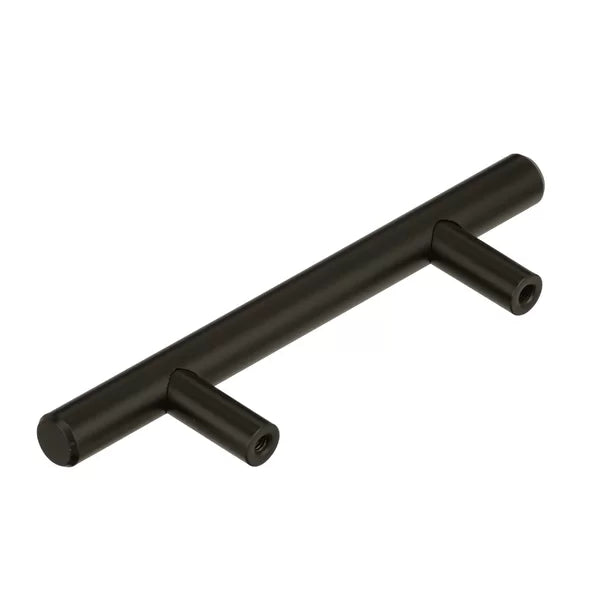 Black Bronze Wayfair Basics® Cabinet 3 3/4" Center to Center Bar Pull Multipack (Set of 20)