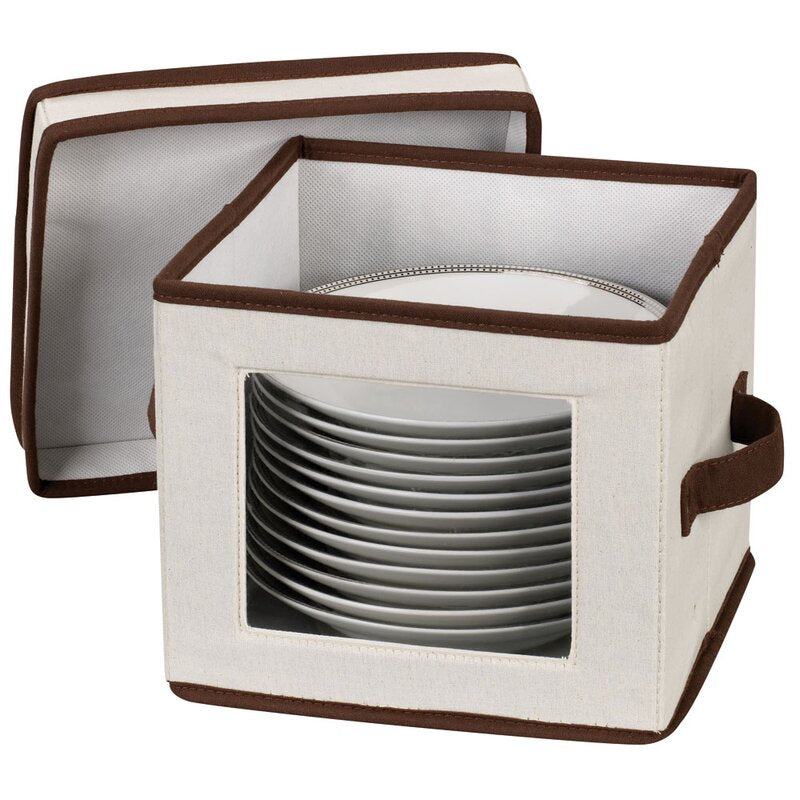 Wayfair Basics Dessert Plate & Bowl Storage Chest TS101