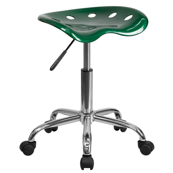 Wayfair Basics Industrial Stool, Green (#647)