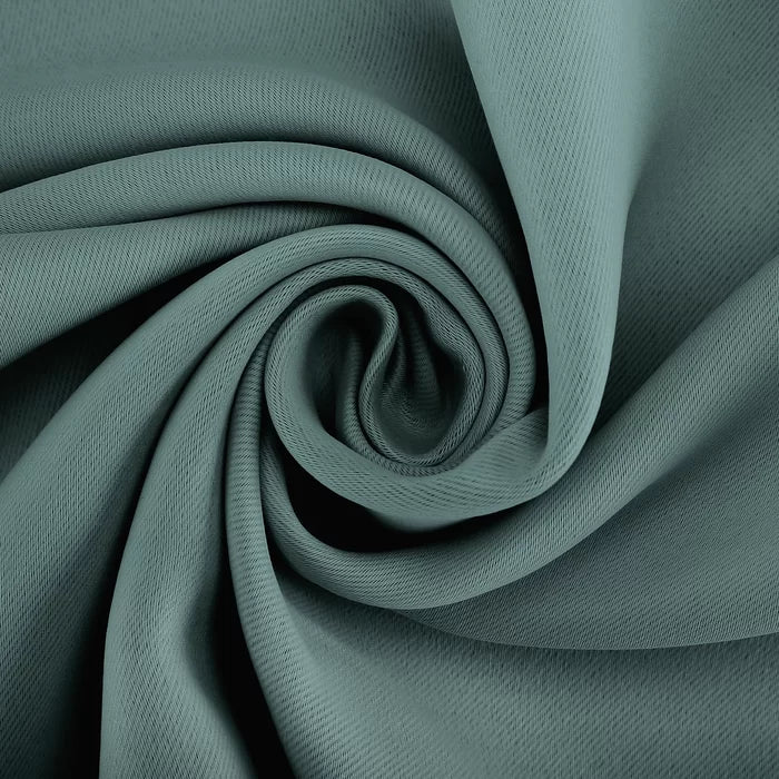 40" W x 95" L Solid Blackout Thermal Rod Pocket Curtain Panel, (Set of 2)