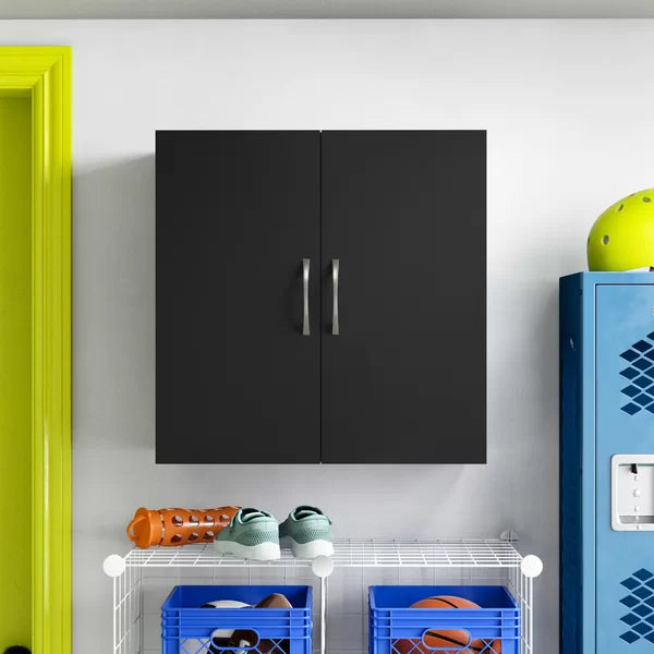 Black Wayfair Basics® Springboro 24" H x 23" W x 12" D Wall Cabinet