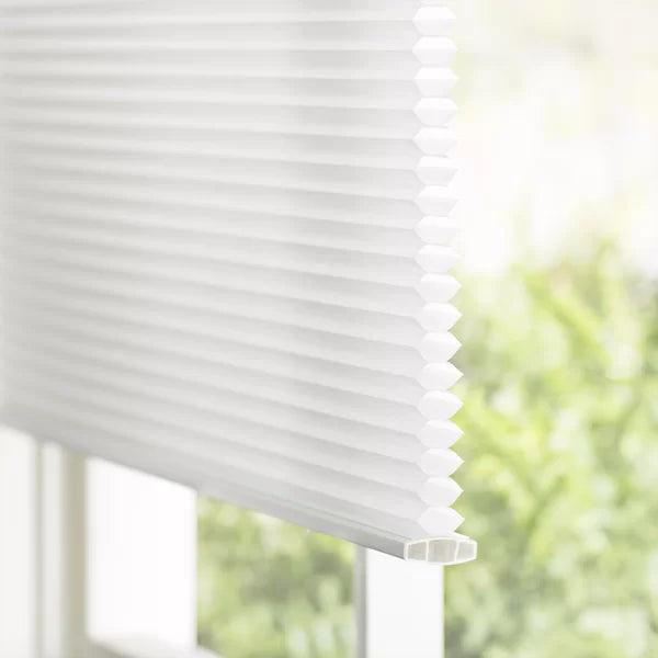 White Wayfair Basics® Top-Down Bottom-Up Semi-Sheer Cellular Shade 34" x 64