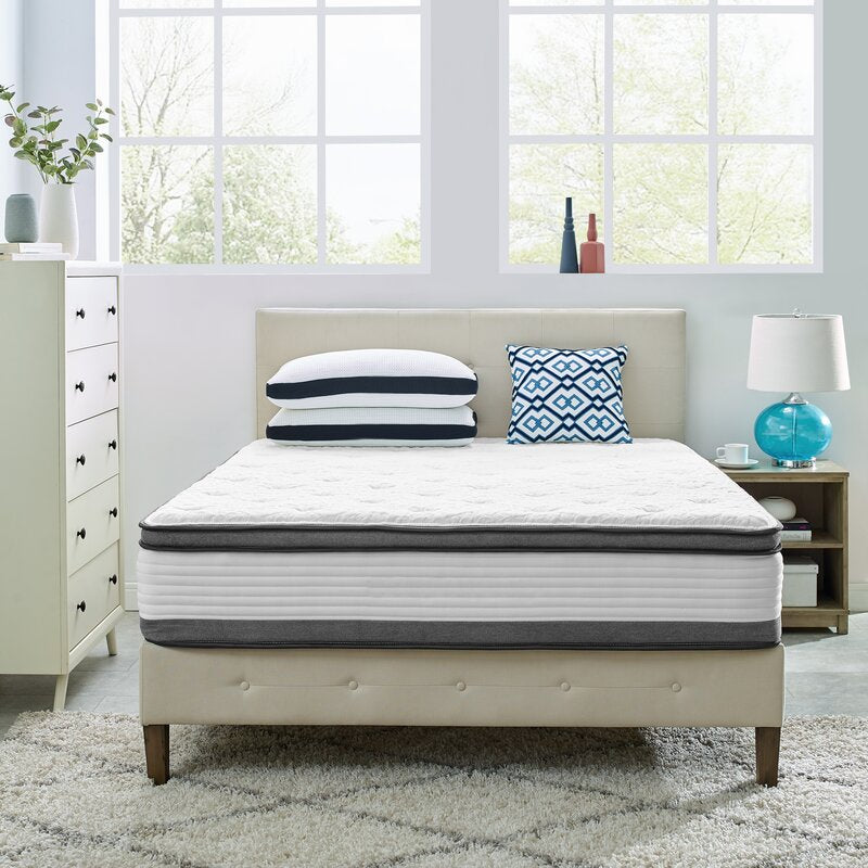 12" Plush Hybrid Mattress, Twin