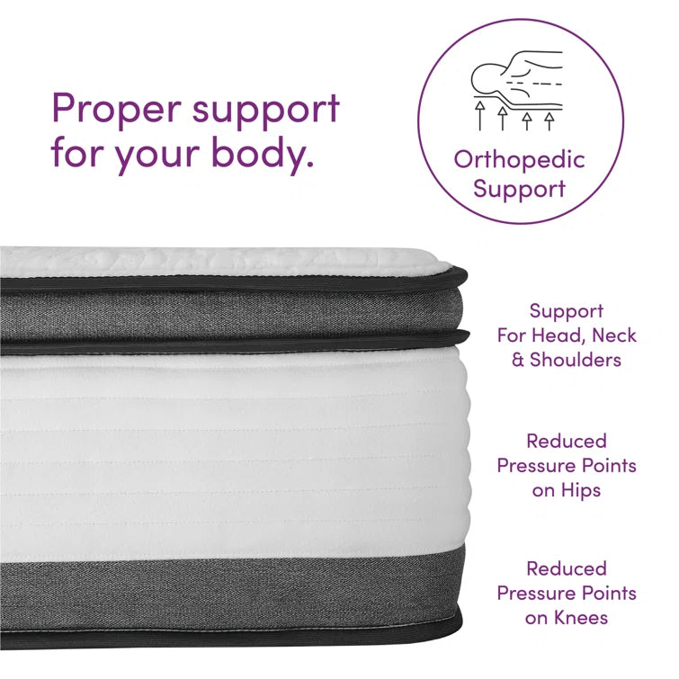 12" Full Plush Hybrid Mattress