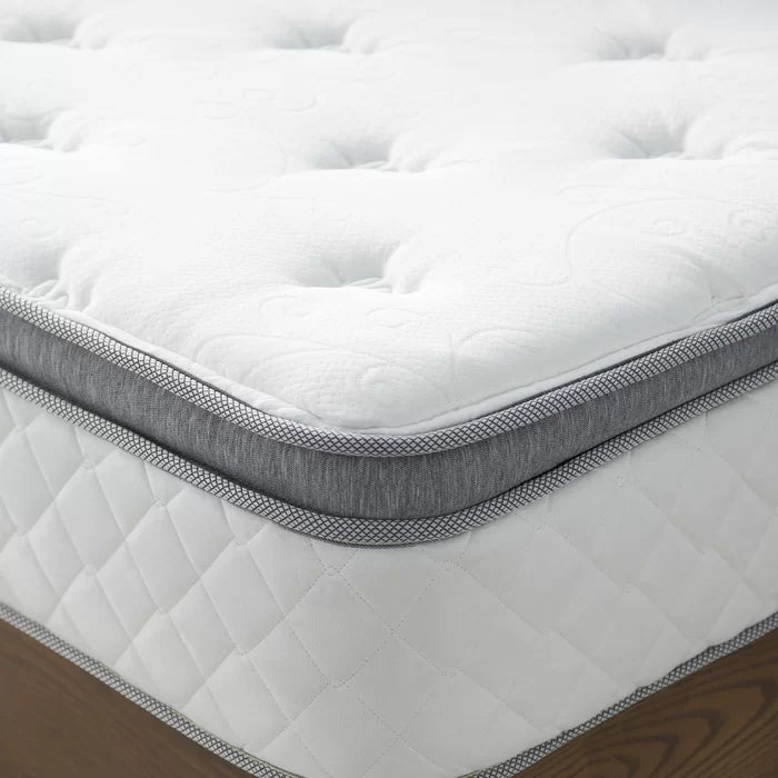 13" Plush Pillow Top Innerspring Mattress, Queen