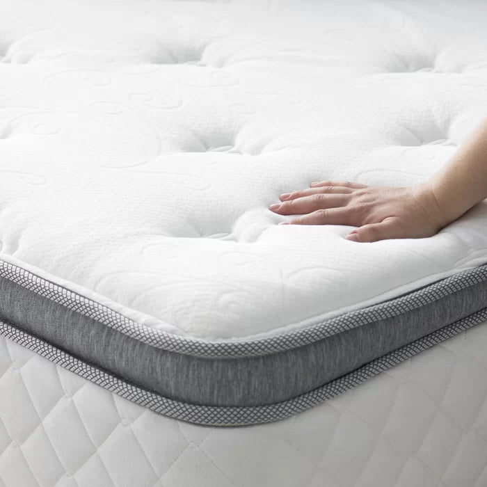 13" Plush Pillow Top Innerspring Mattress, Queen