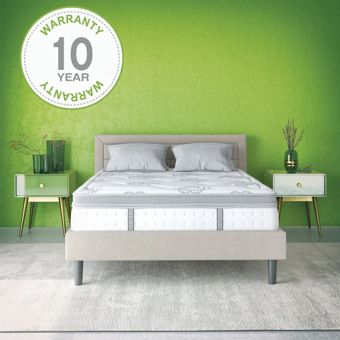 14" King Medium Plush Hybrid Mattress