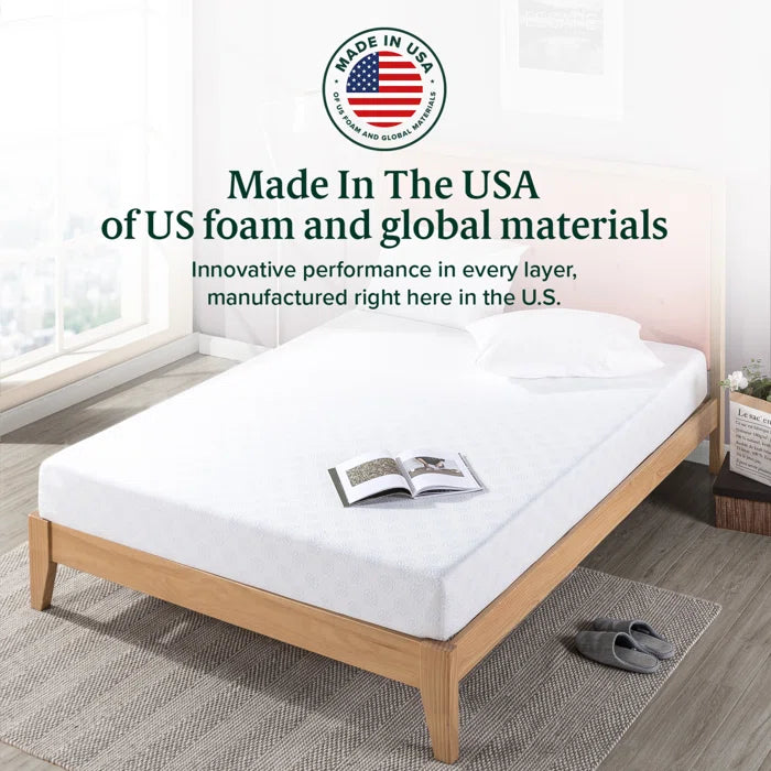 8" Full Medium Cooling Gel Memory Foam Mattress