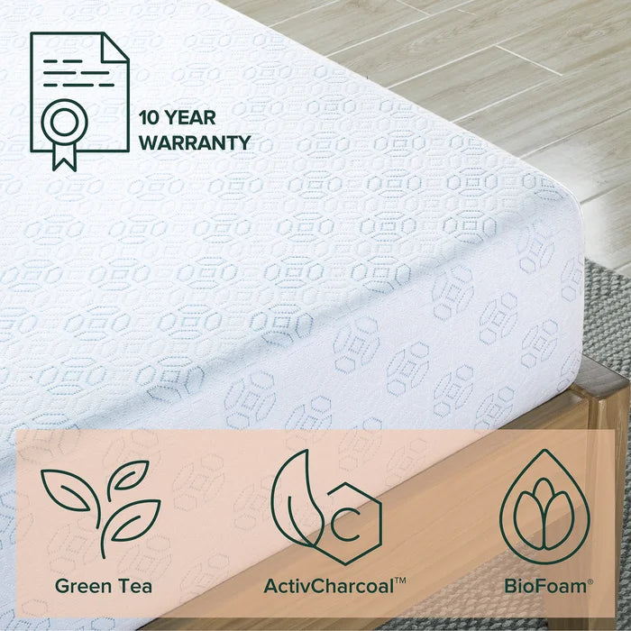8" Full Medium Cooling Gel Memory Foam Mattress
