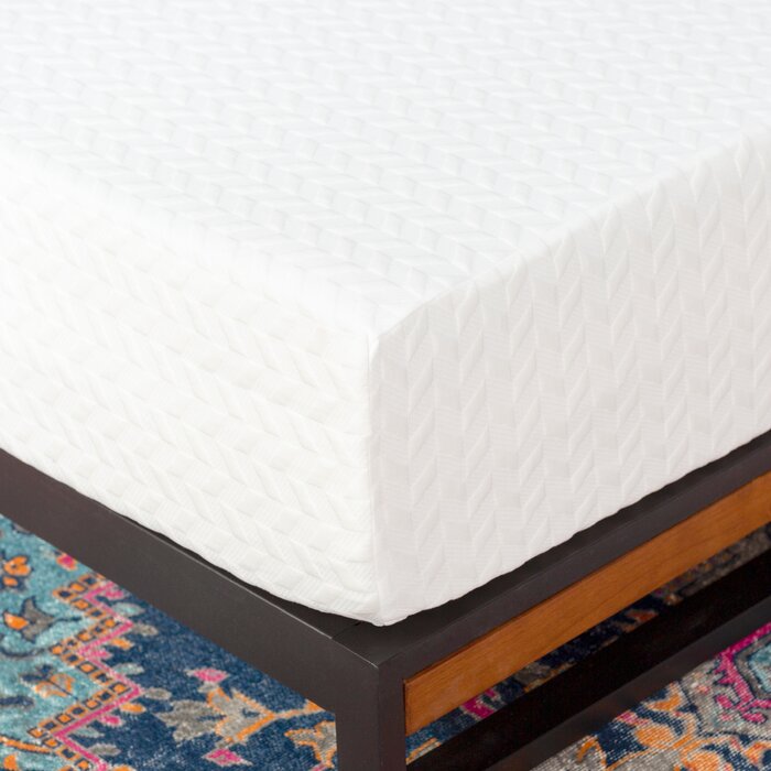 10" Plush Gel Memory Foam Mattress, Queen
