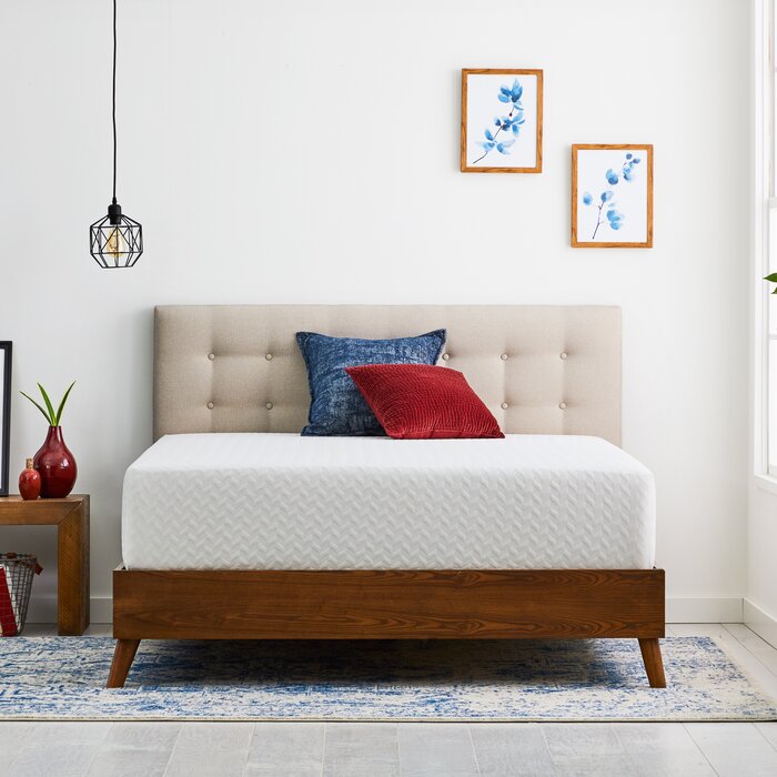12" Firm Gel Memory Foam Mattress, Queen