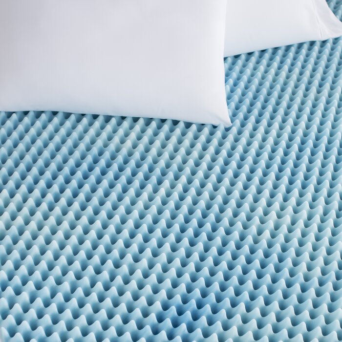 2" Medium Gel Memory Foam Mattress Topper, Full