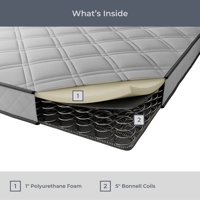6" Firm Innerspring Mattress, King
