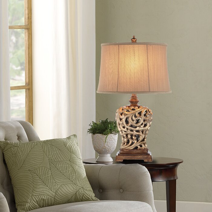 Weatherholt 28.5" Metallic Gold Table Lamp #HA186