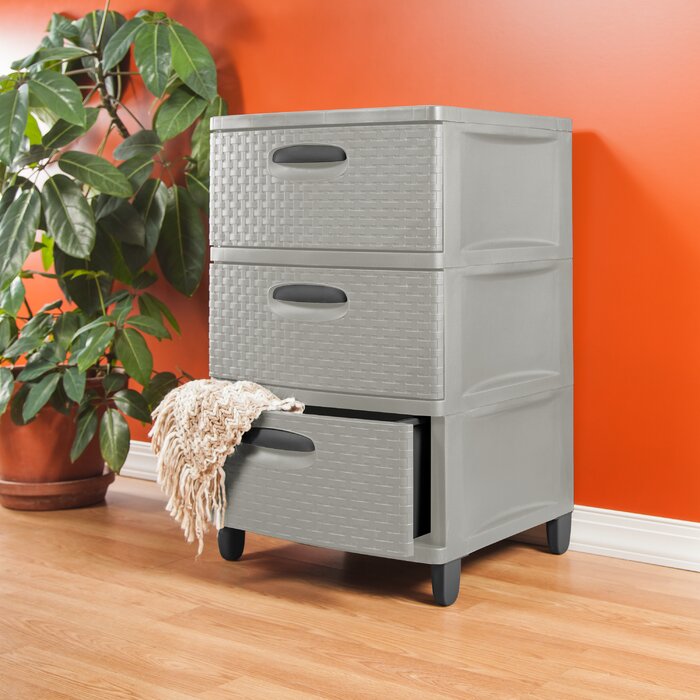 Weave 3 Drawer Storage Chest (#K4023)