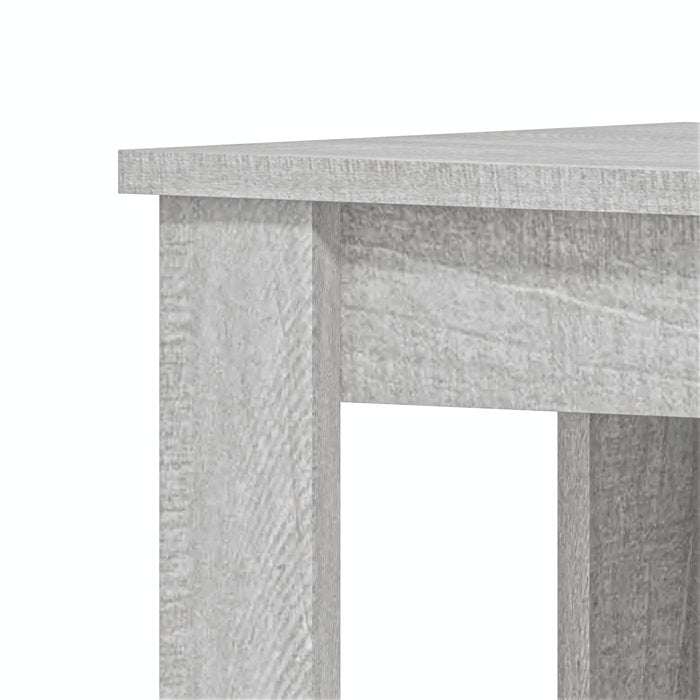 Dusty Gray Oak Weddel Basilico End Table with Storage