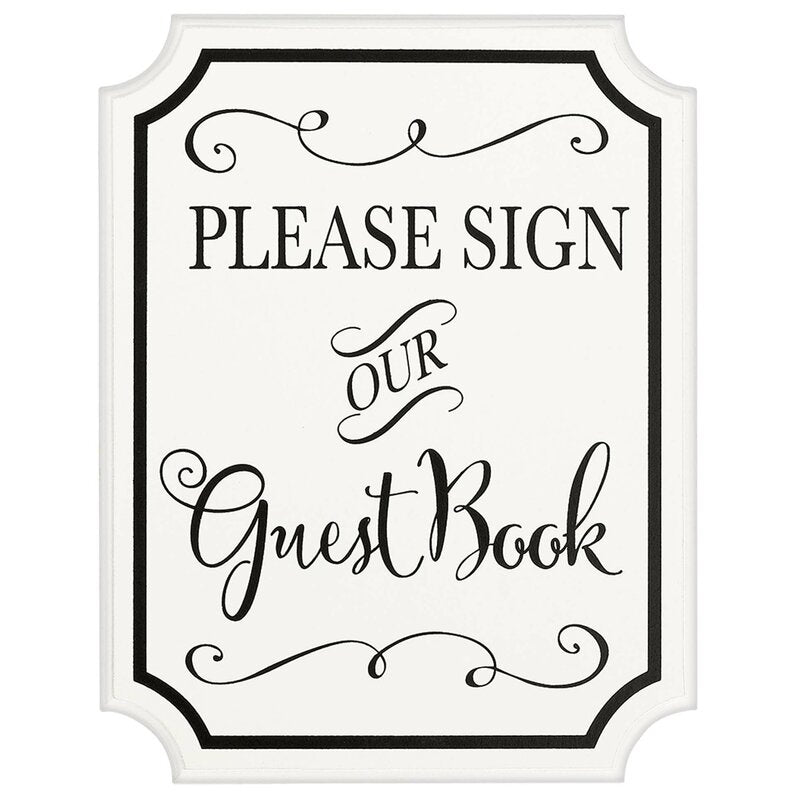 Wedding guestbook sign Dr349