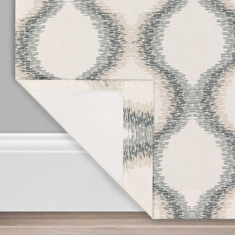 40" x 108" Weekley  Geometric Room Darkening Thermal Single Curtain Panel Set of 2- SC124