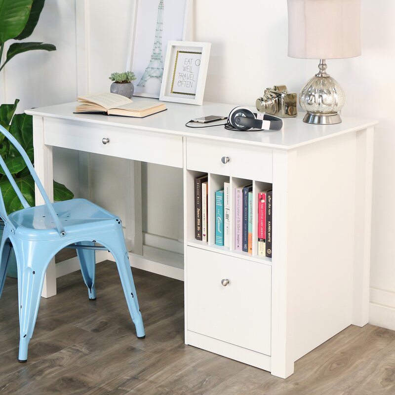 White Weldon Computer Desk QL238