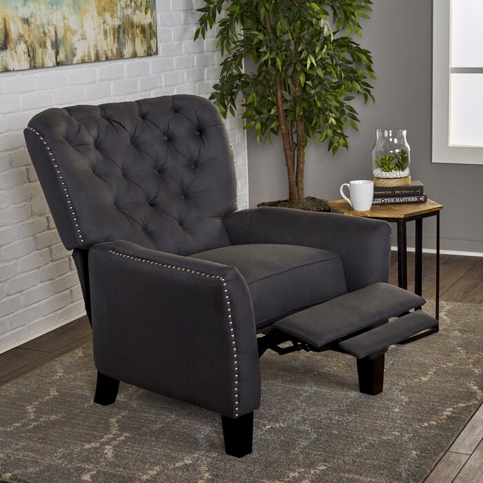 Wellersburga 21" Manual Recliner, Charcoal