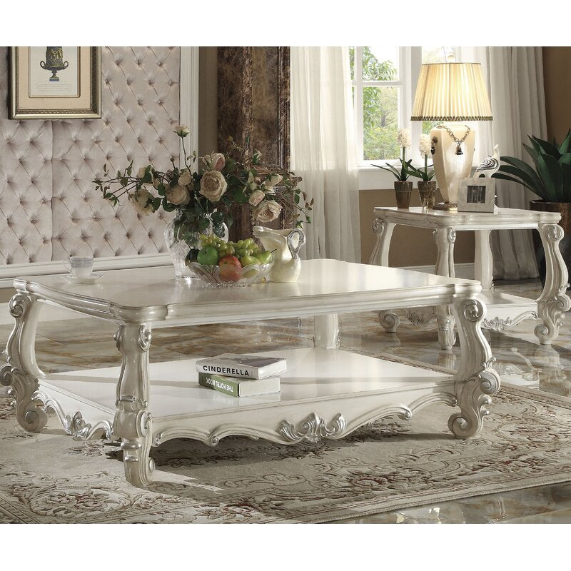 Bone White Welton 2 Piece Coffee Table Set CL889