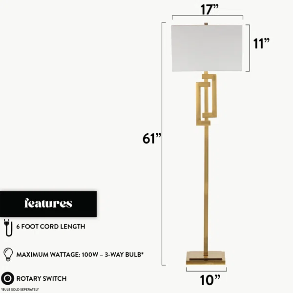 Westbrook Floor Lamp Gold